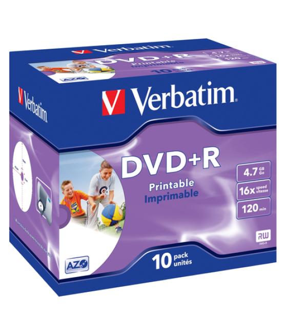 Verbatim 43508 DVD en blanco 4,7 GB DVD+R 10 pieza(s)