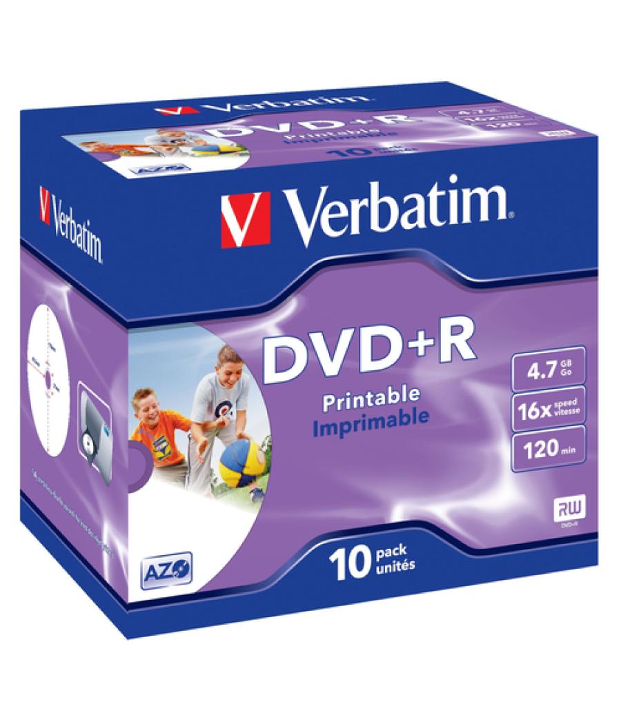 Verbatim 43508 DVD en blanco 4,7 GB DVD+R 10 pieza(s)