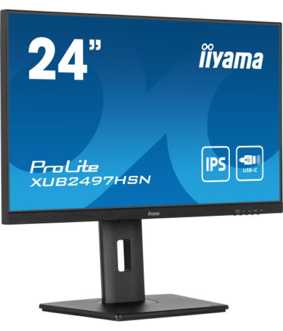 Iiyama prolite xub2497hsn-b2 pantalla para pc 60,5 cm (23.8") 1920 x 1080 pixeles full hd led negro