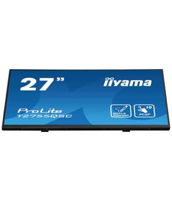 Iiyama prolite t2755qsc-b1 pantalla para pc 68,6 cm (27") 2560 x 1440 pixeles full hd lcd pantalla táctil negro