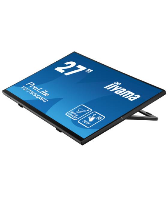 Iiyama prolite t2755qsc-b1 pantalla para pc 68,6 cm (27") 2560 x 1440 pixeles full hd lcd pantalla táctil negro