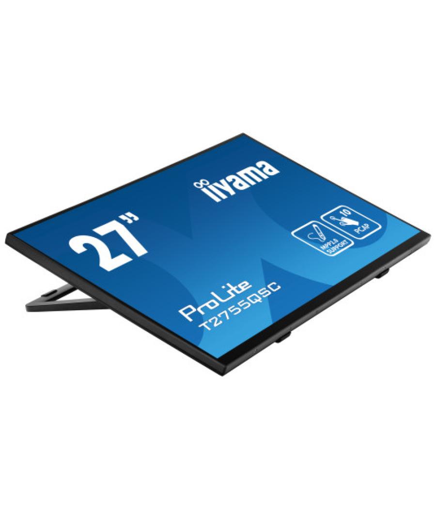 Iiyama prolite t2755qsc-b1 pantalla para pc 68,6 cm (27") 2560 x 1440 pixeles full hd lcd pantalla táctil negro