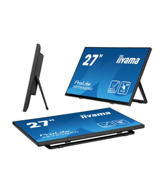 Iiyama prolite t2755qsc-b1 pantalla para pc 68,6 cm (27") 2560 x 1440 pixeles full hd lcd pantalla táctil negro