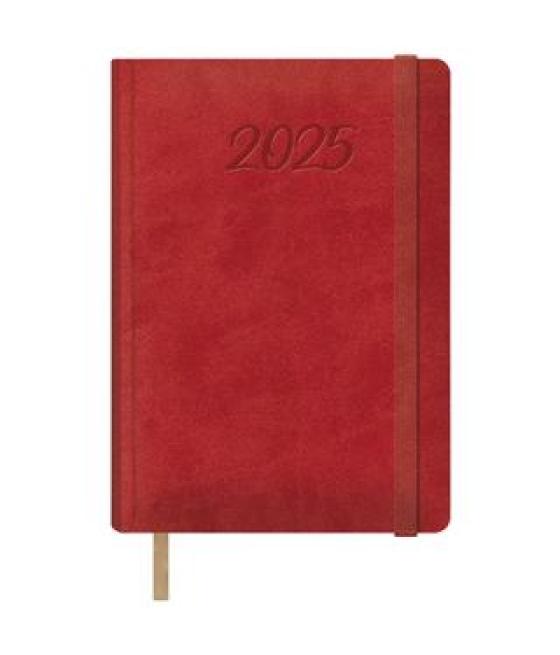 Dohe agenda anual samba 15x21cm d/p rojo 2025