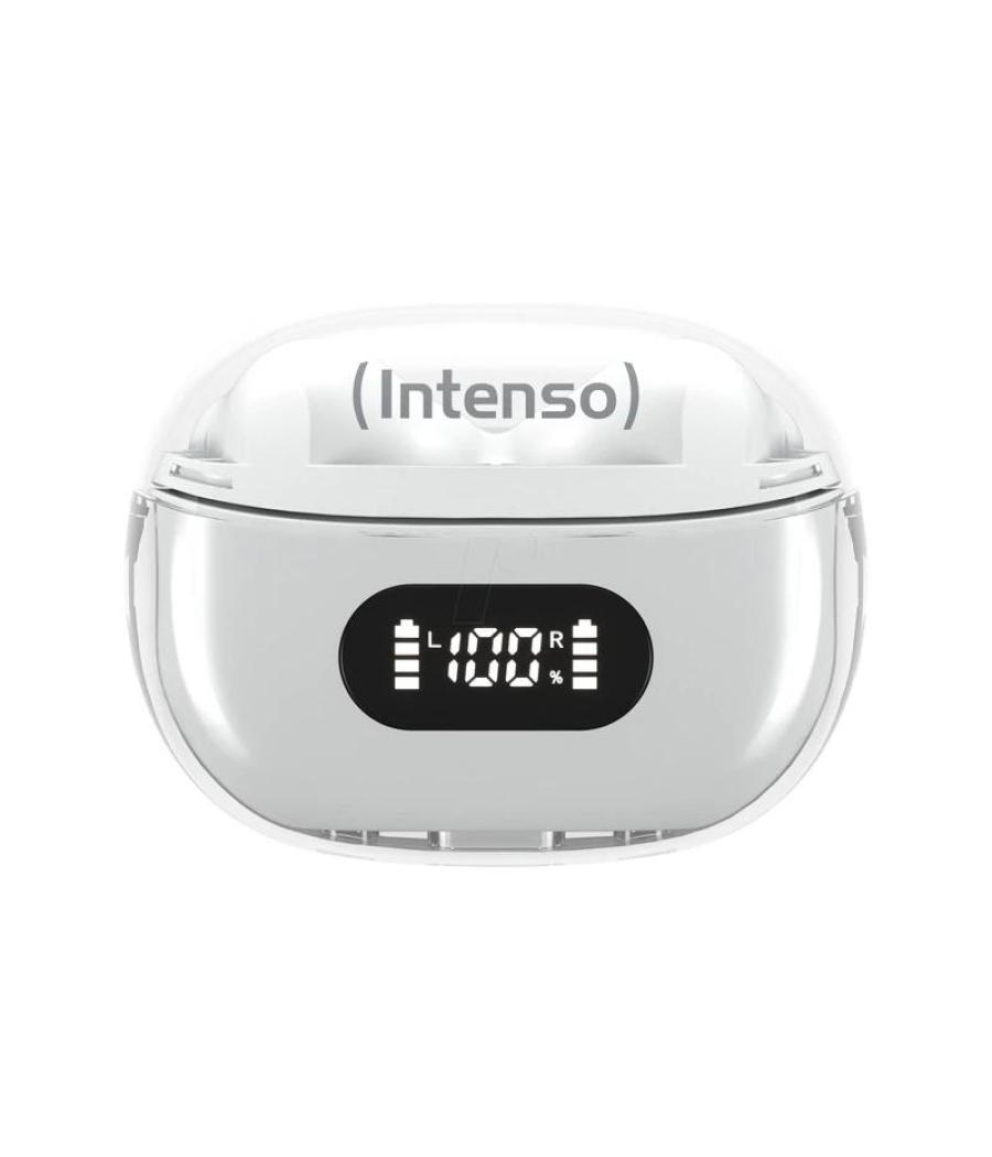 Intenso | buds plus auriculares tws anc+enc|blanco