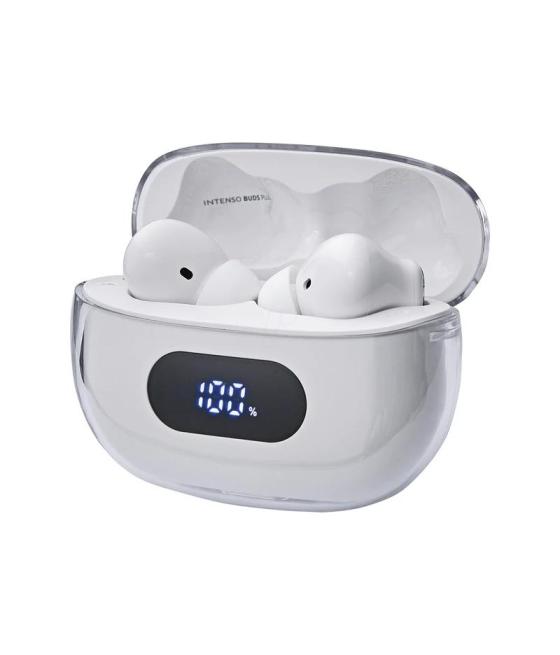 Intenso | buds plus auriculares tws anc+enc|blanco