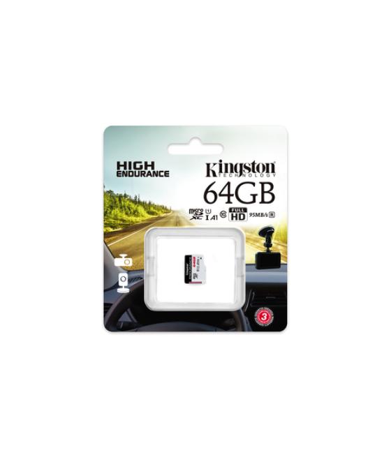 Kingston Technology High Endurance 64 GB MicroSD UHS-I Clase 10