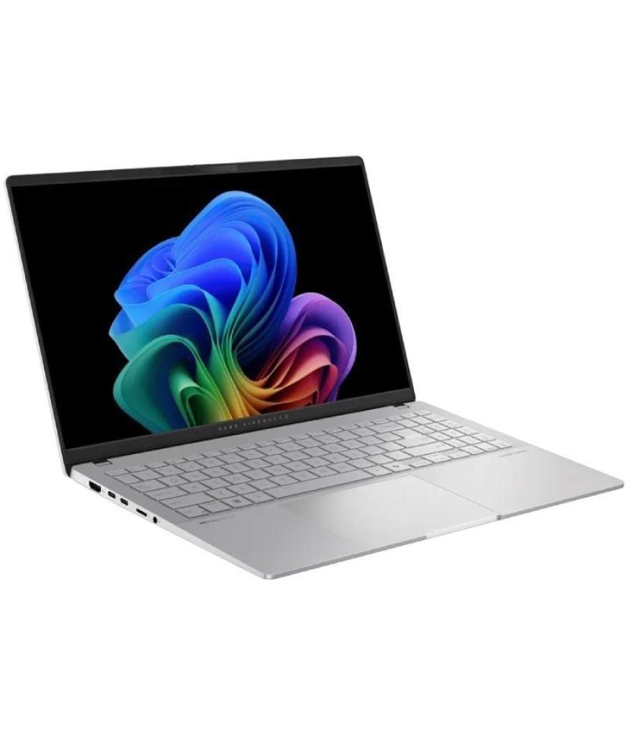 Portátil asus vivobook s15 oled s5507qa-ma090w qualcomm snapdragon x1e-78-100/ 16gb/ 512gb ssd/ 15.6'/ win11