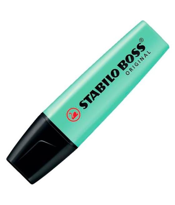 Stabilo marcador fluorescente boss original menta pastel