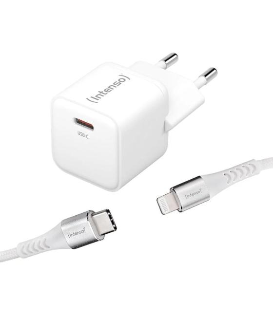 Intenso | cargador pared gan w30c usb-c|blanco