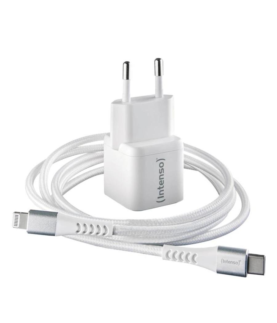 Intenso | cargador pared gan w30c usb-c|blanco