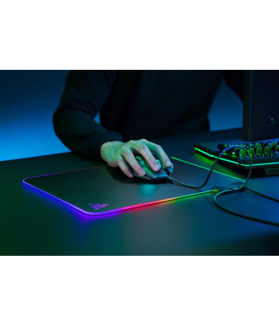 Razer firefly v2 negro alfombrilla de ratón para juegos