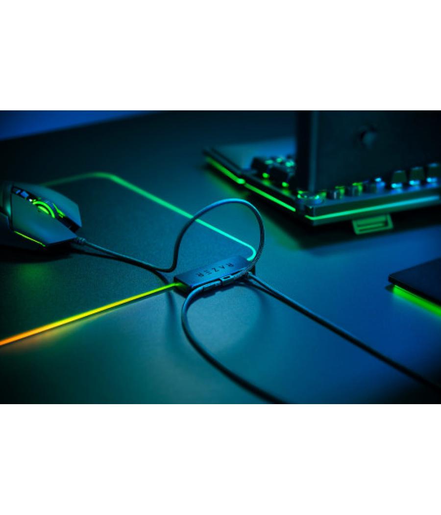 Razer firefly v2 negro alfombrilla de ratón para juegos