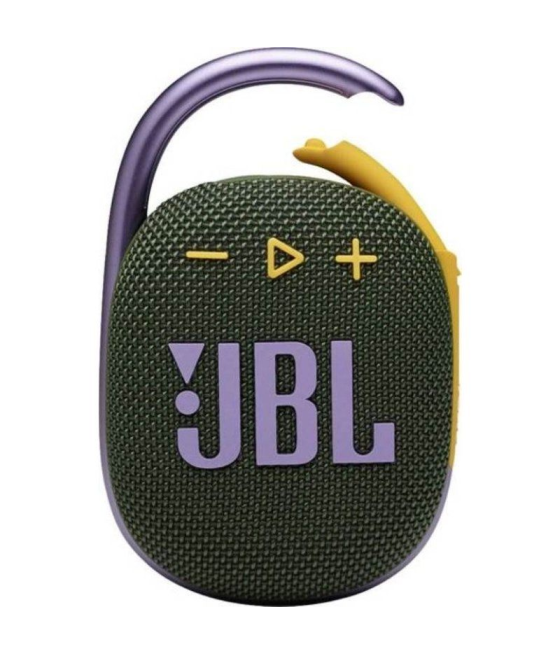 Altavoz con bluetooth jbl clip 4/ 5w/ 1.0/ verde