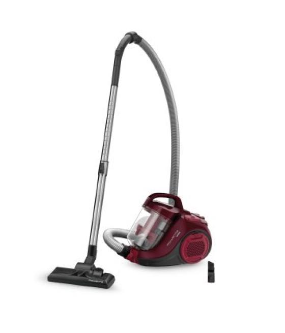 Aspirador rowenta ro2910ea compact power cyclonic 750w recogida de residuos sin bolsa color rojo