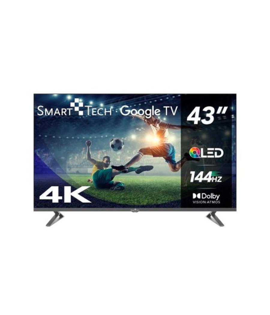 Televisión qled smart tech 144hz uhd 43 43qg04g google tv