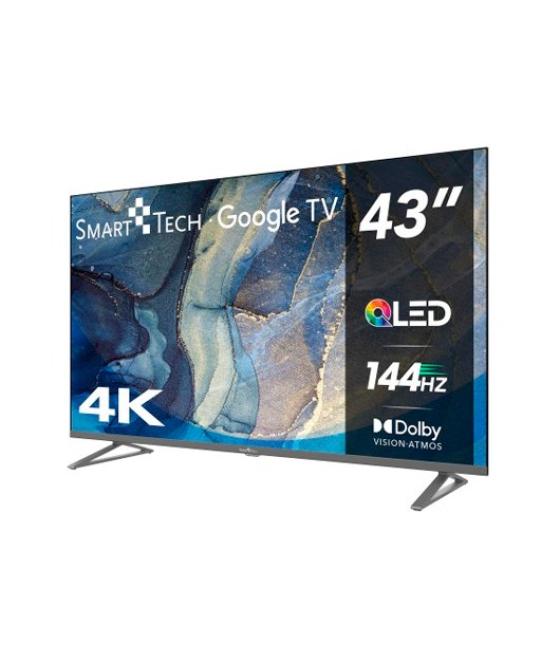 Televisión qled smart tech 144hz uhd 43 43qg04g google tv