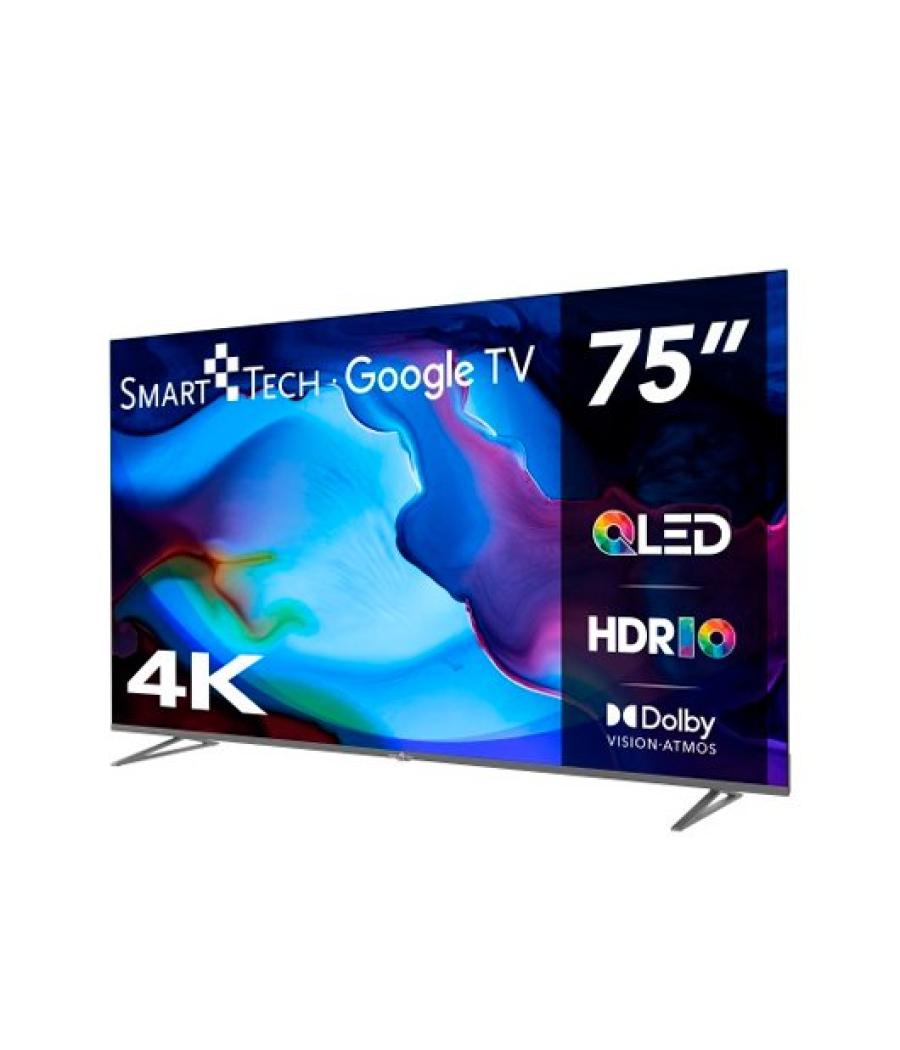 Televisión qled smart tech uhd 75 75qg03h google tv