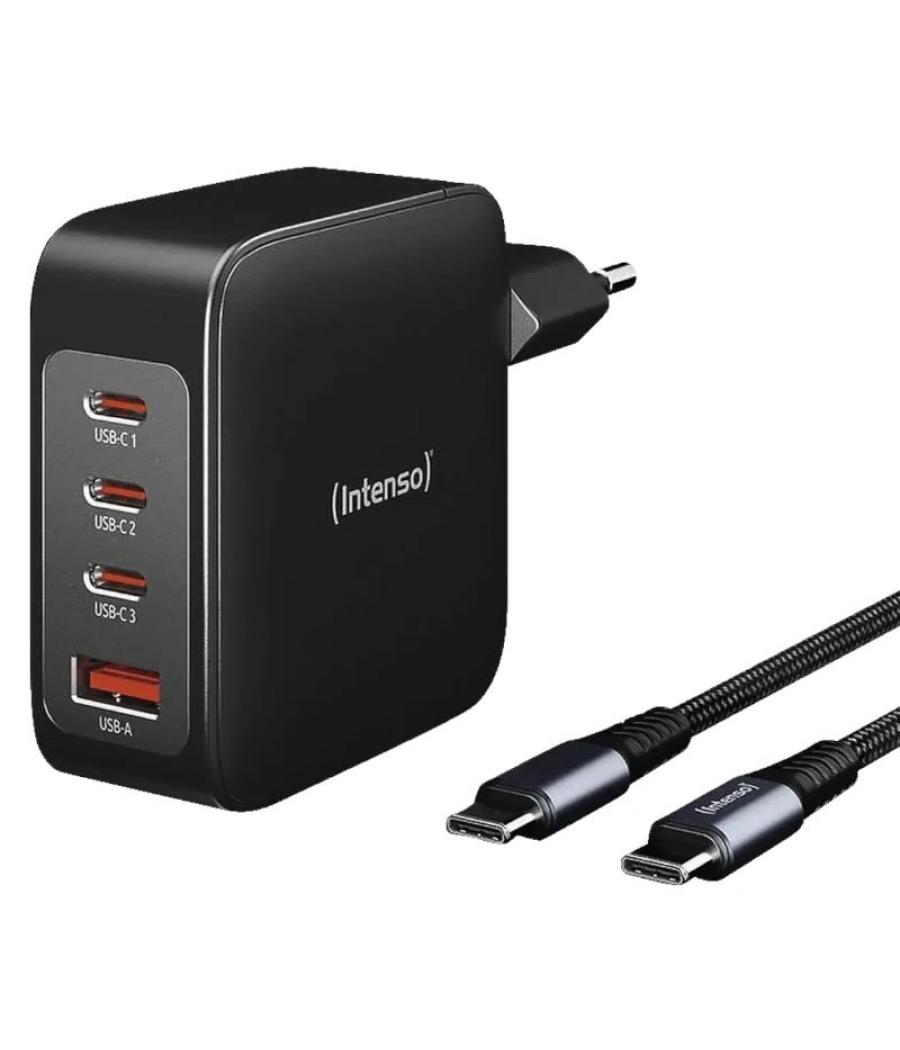 Intenso | kit cargador gan w140a3c + cable usb-c