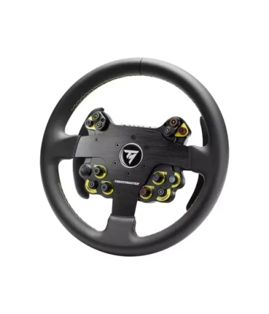 Thrustmaster evo racing 32r leather negro, amarillo volante pc, playstation 4, playstation 5, xbox, xbox one