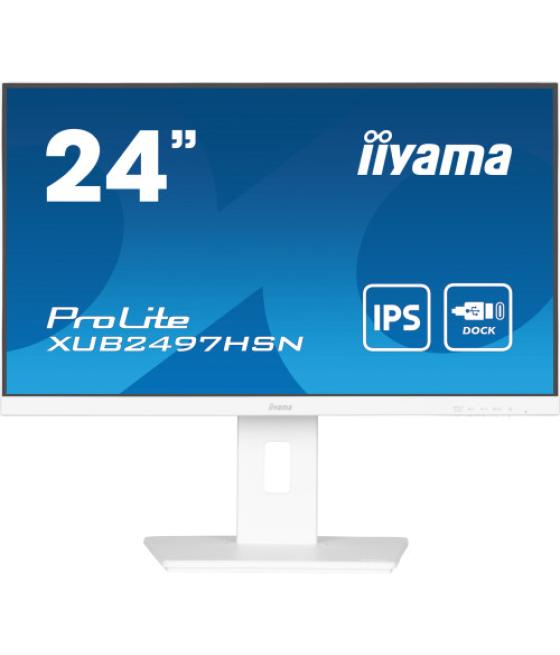 Iiyama prolite xub2497hsn-w2 pantalla para pc 60,5 cm (23.8") 1920 x 1080 pixeles full hd led blanco