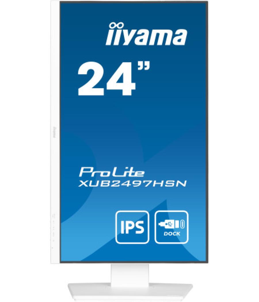 Iiyama prolite xub2497hsn-w2 pantalla para pc 60,5 cm (23.8") 1920 x 1080 pixeles full hd led blanco