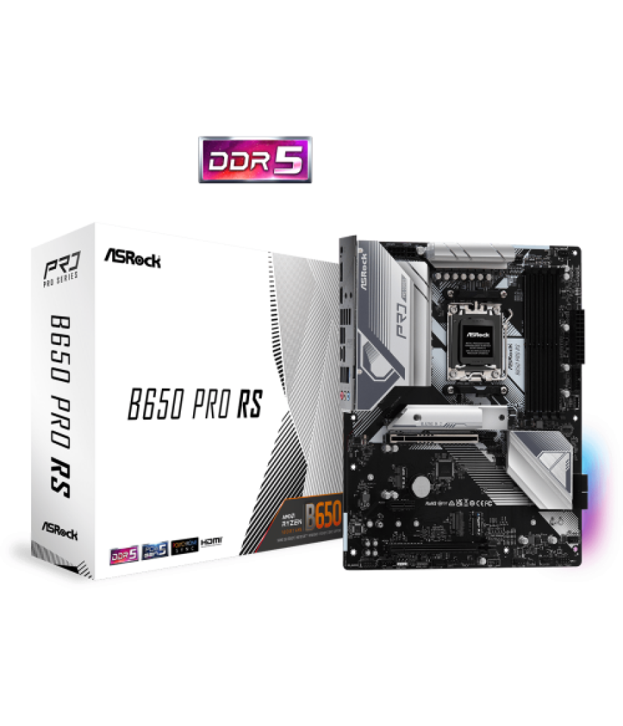 Asrock b650 pro rs amd b650 zócalo am5 atx