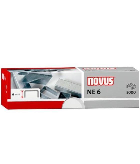 Novus grapas ne 6 super para grapadoras eléctricas caja -5000u-