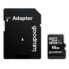 Goodram M1AA Micro SD C10 16GB c/adap - Imagen 1