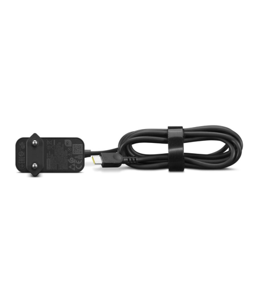 Lenovo 4X21L54610 adaptador e inversor de corriente Interior 65 W Negro