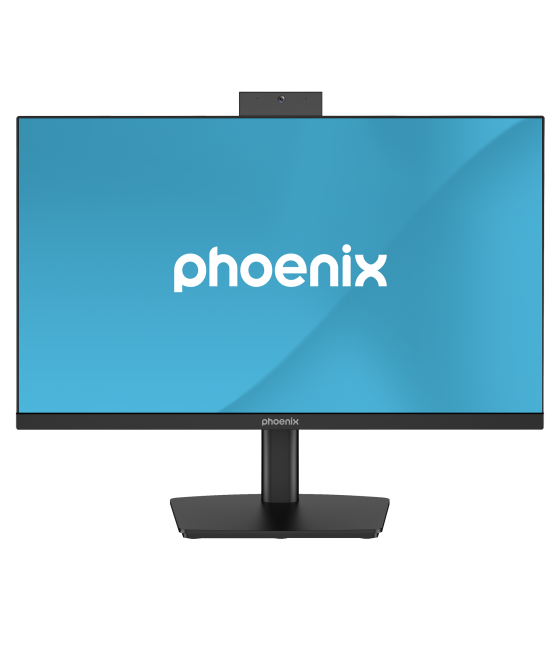 Monitor phoenix visión 24 pro 23.8pulgadas full hd panel ips webcam integrada abatible hdmi + dp altavoces integrados