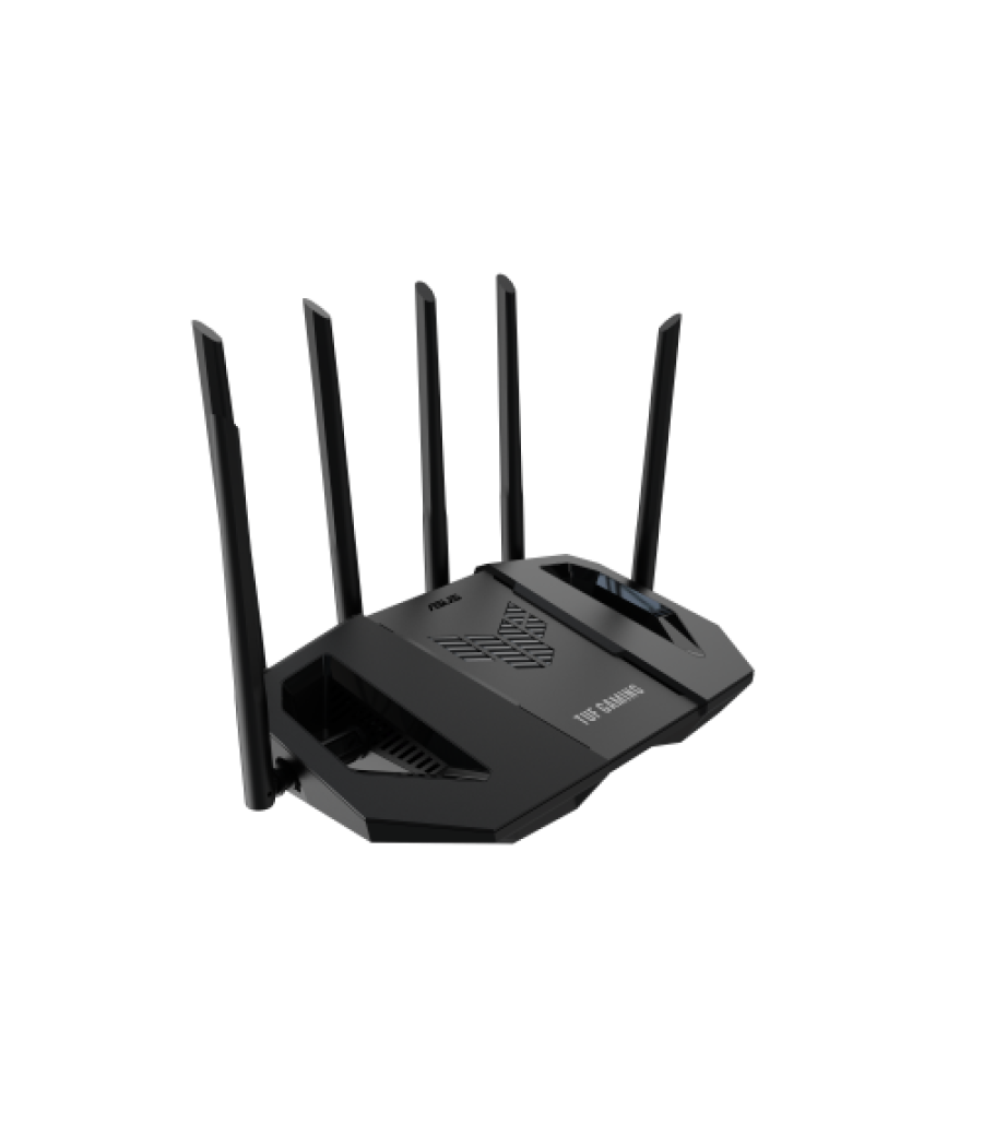 Asus tuf gaming be6500 (tuf-be6500) router inalámbrico 2.5 gigabit ethernet doble banda (2,4 ghz / 5 ghz) negro