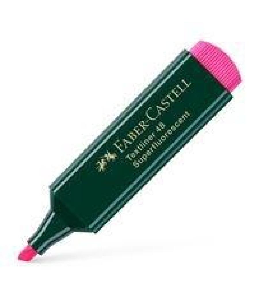 Faber castell marcador fluorescente textliner 48 fucsia -caja anterior-