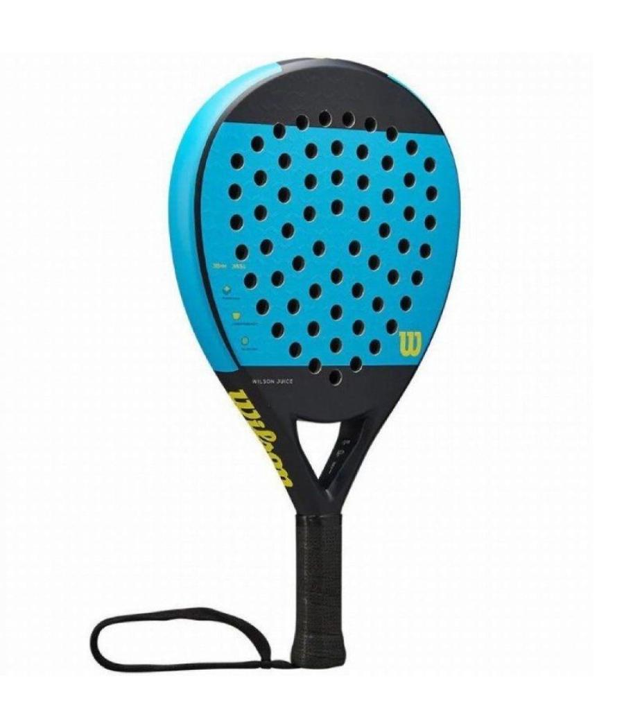 Pala de pádel wilson juice 2/ azul y negra