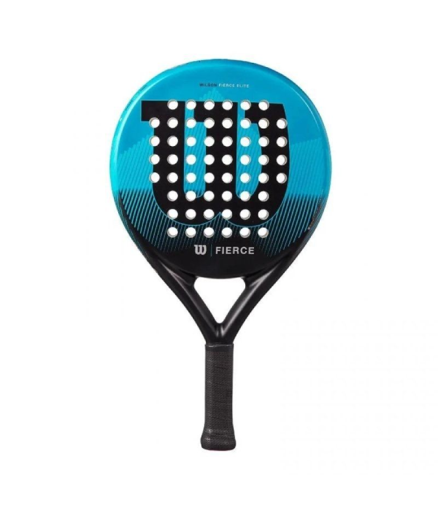 Pala de pádel wilson fierce elite 2/ azul y negro