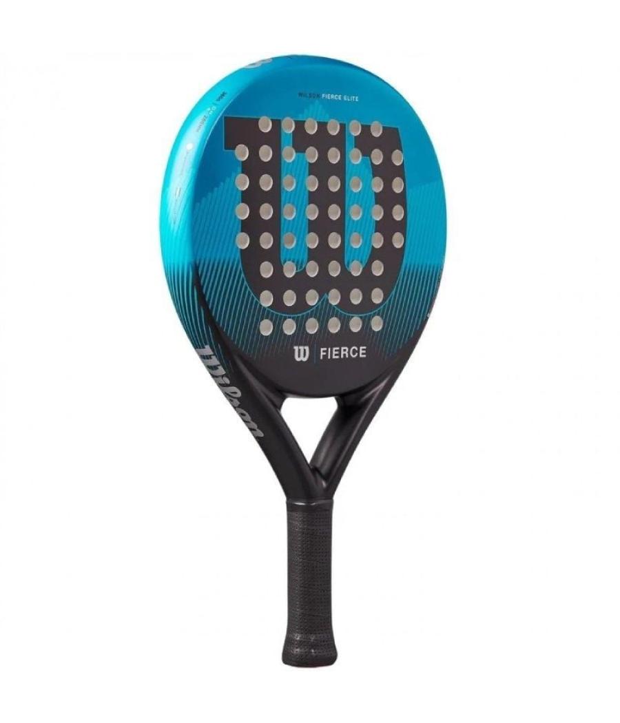 Pala de pádel wilson fierce elite 2/ azul y negro