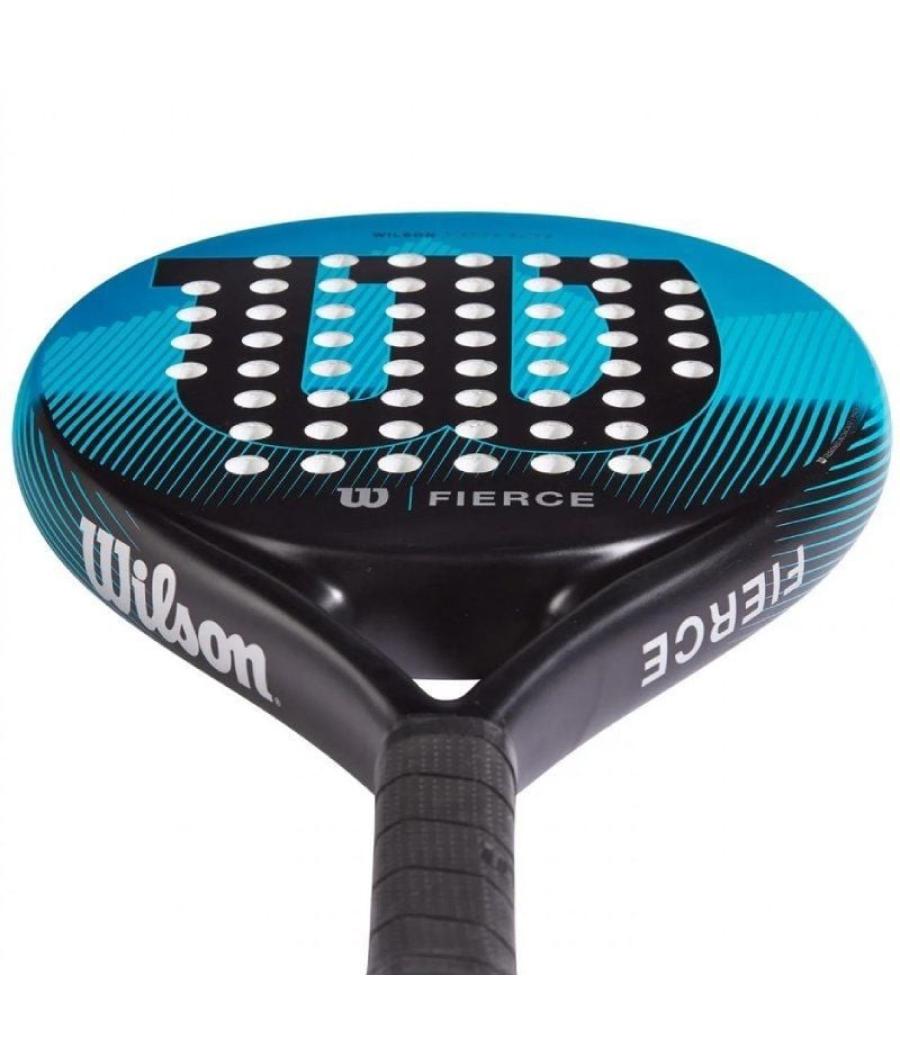 Pala de pádel wilson fierce elite 2/ azul y negro