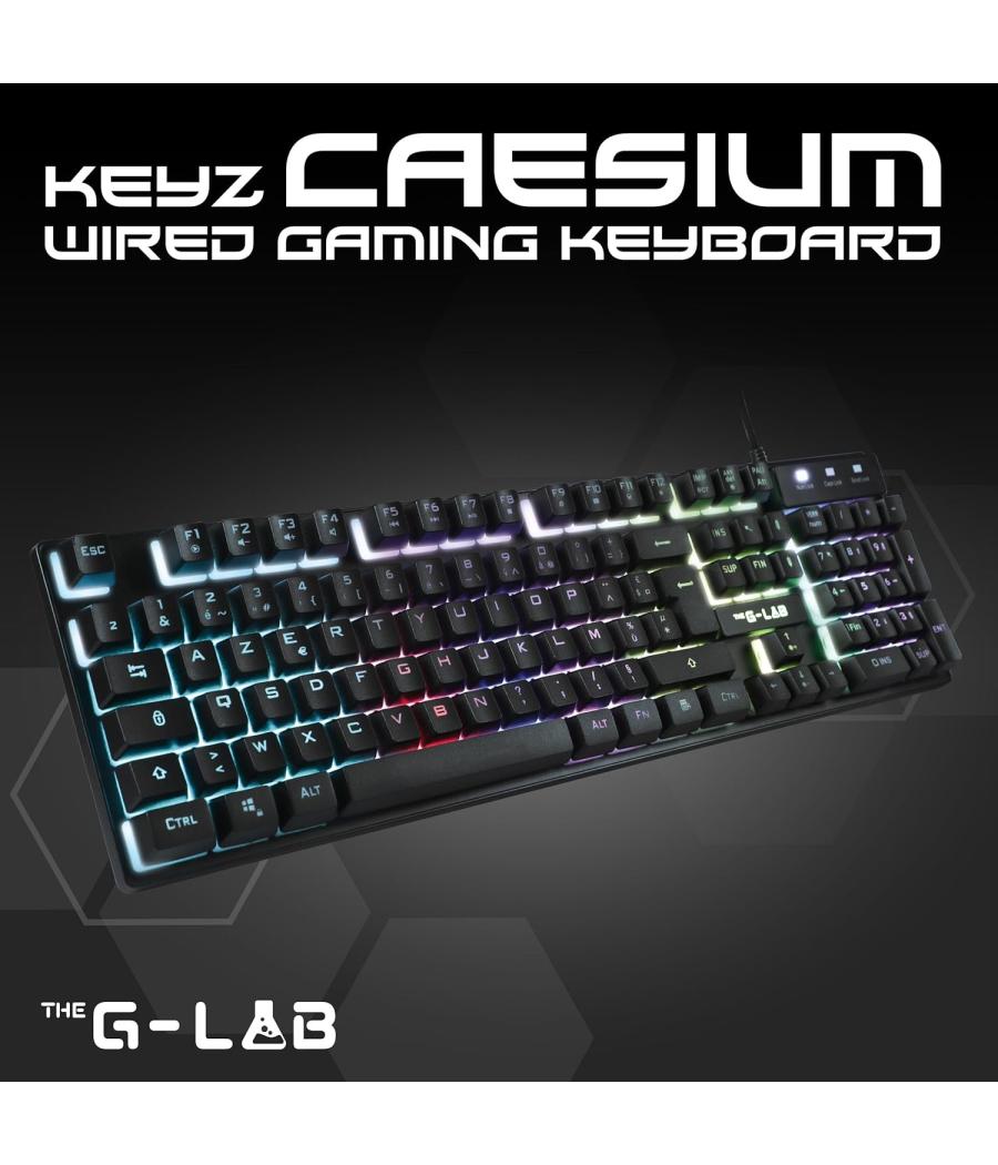 Gaming keyboard membrane rgb tkl sp layout - white