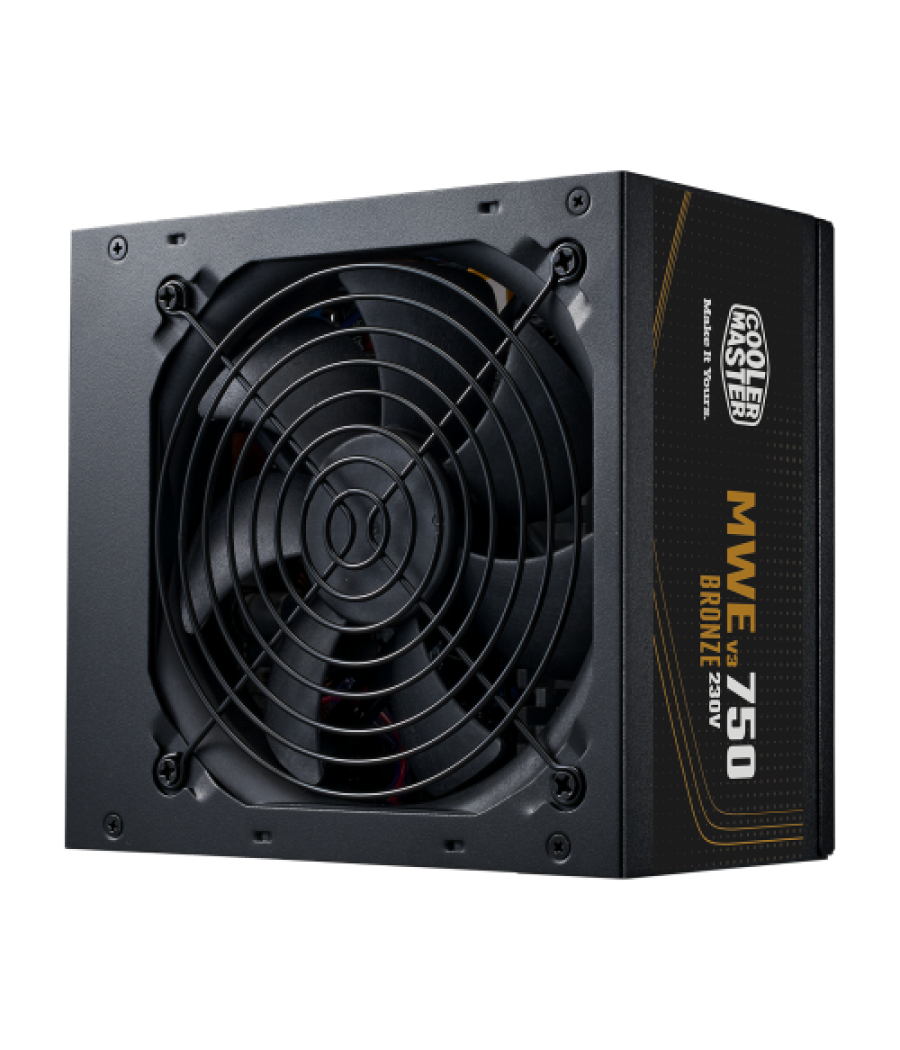 Cooler master mwe bronze 750 v3 230v unidad de fuente de alimentación 750 w 24-pin atx atx negro