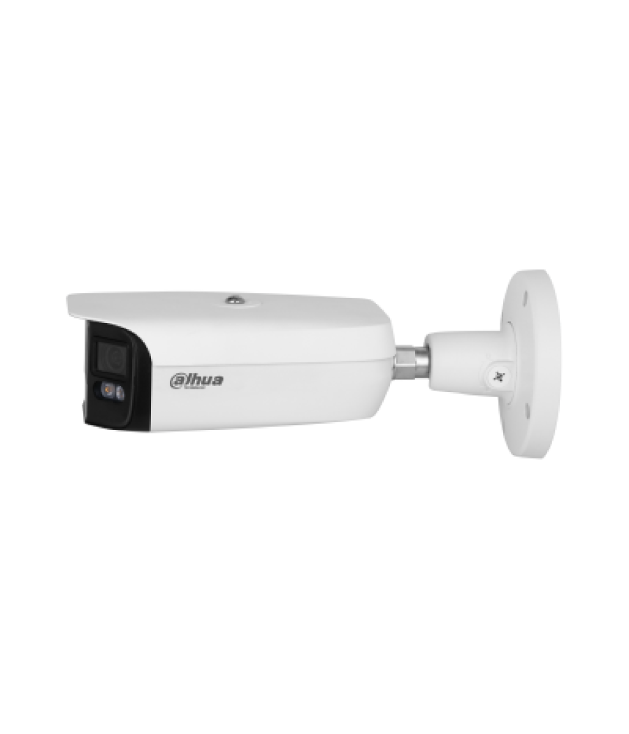 (dh-ipc-pfw5849p-a180-e2-aste-0360b) dahua cámara ip bullet panorámica tioc duo wdr wizsense 2x4mp led ir & luz cálida ip67 alar