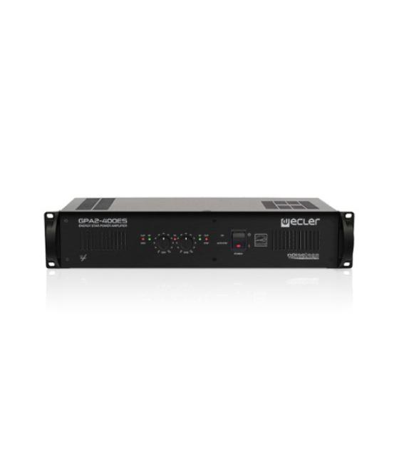 Ecler gpa2-400es amplificador de audio 2.0 canales rendimiento/fase negro