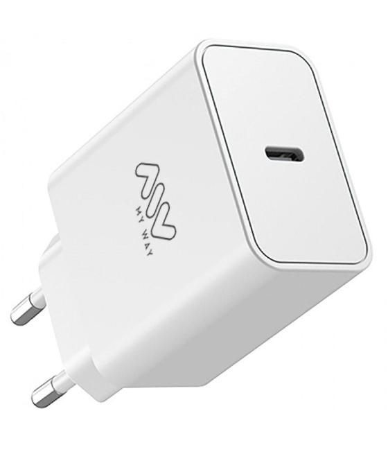 Cargador de pared myway mwacc0018/ 1xusb tipo-c/ 45w