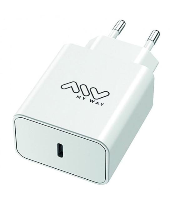 Cargador de pared myway mwacc0018/ 1xusb tipo-c/ 45w