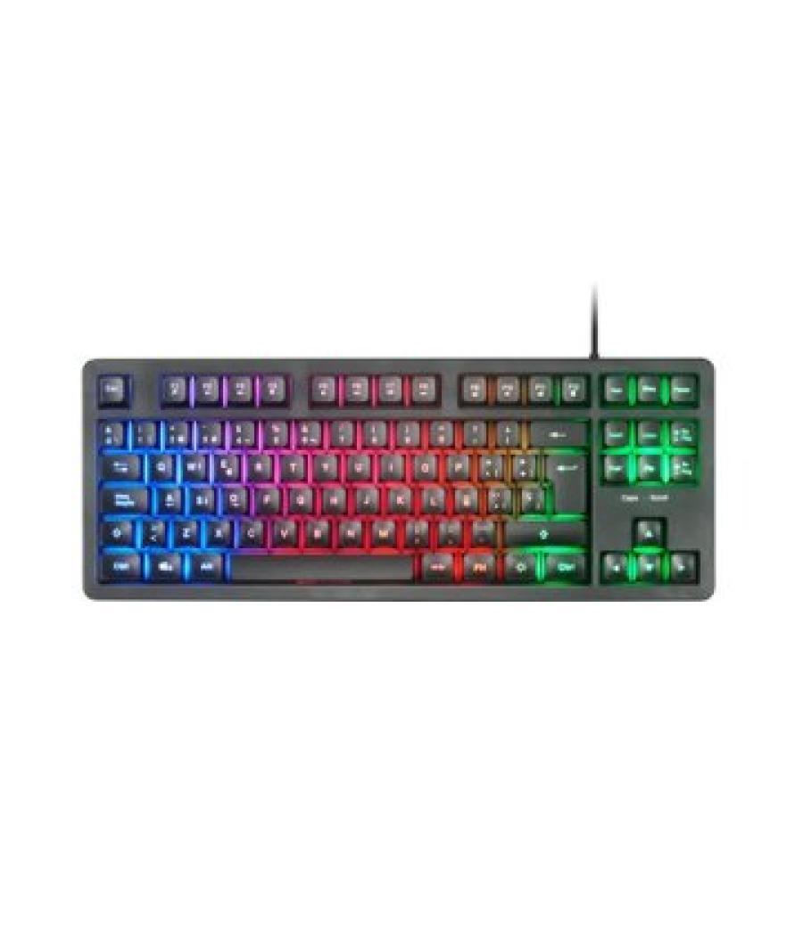 Teclado h-mech gaming mars gaming mk023 portugues color negro tamaño compacto tkl iluminacion rgb