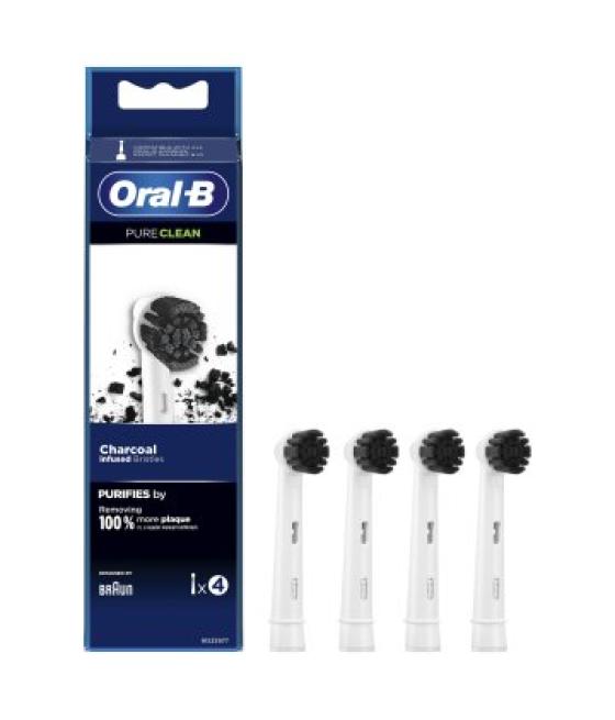 Cabezales de recambio oral-b eb20ch-4 pure clean pack 4 unidades