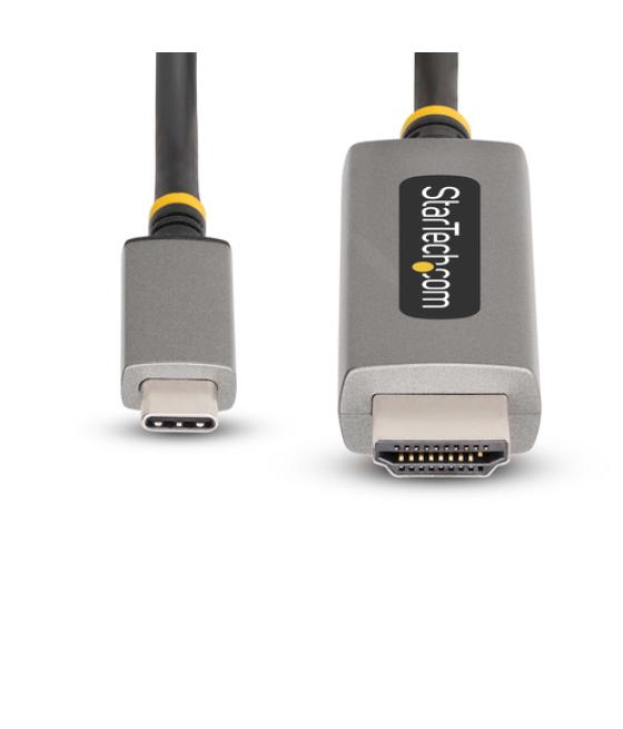 StarTech.com Cable Adaptador de 1m USB-C a HDMI - 8K 60Hz - 4K 144Hz - HDR10 - Cable Conversor de Vídeo USB tipo C a HDMI 2.1 - 