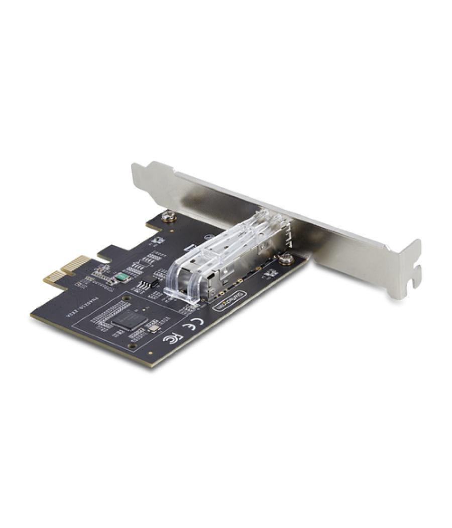 StarTech.com Tarjeta PCIe 2.1x1 de Red de Fibra Óptica/Cobre Ethernet 1Gb SFP de 1 Puerto - Chipset Controlador Intel I210-IS - 