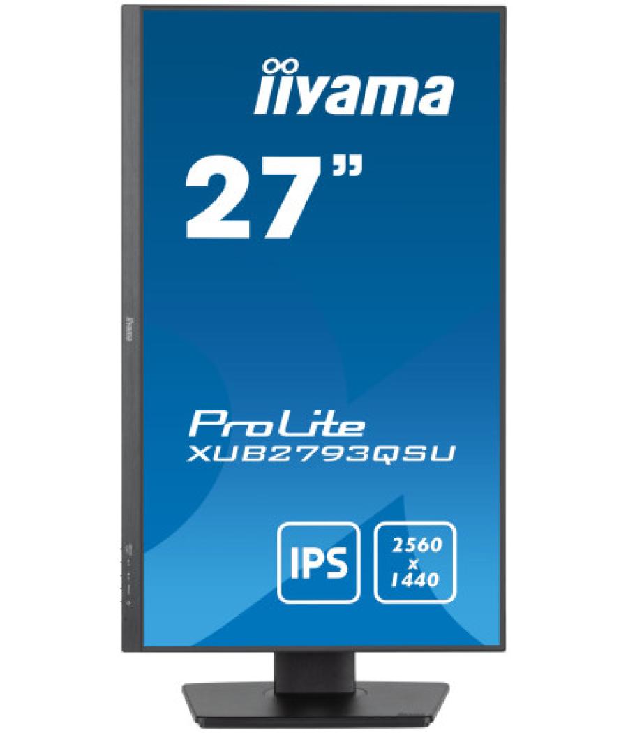 Iiyama xub2793qsu-b7 pantalla para pc 68,6 cm (27") 2560 x 1140 pixeles wide quad hd led negro