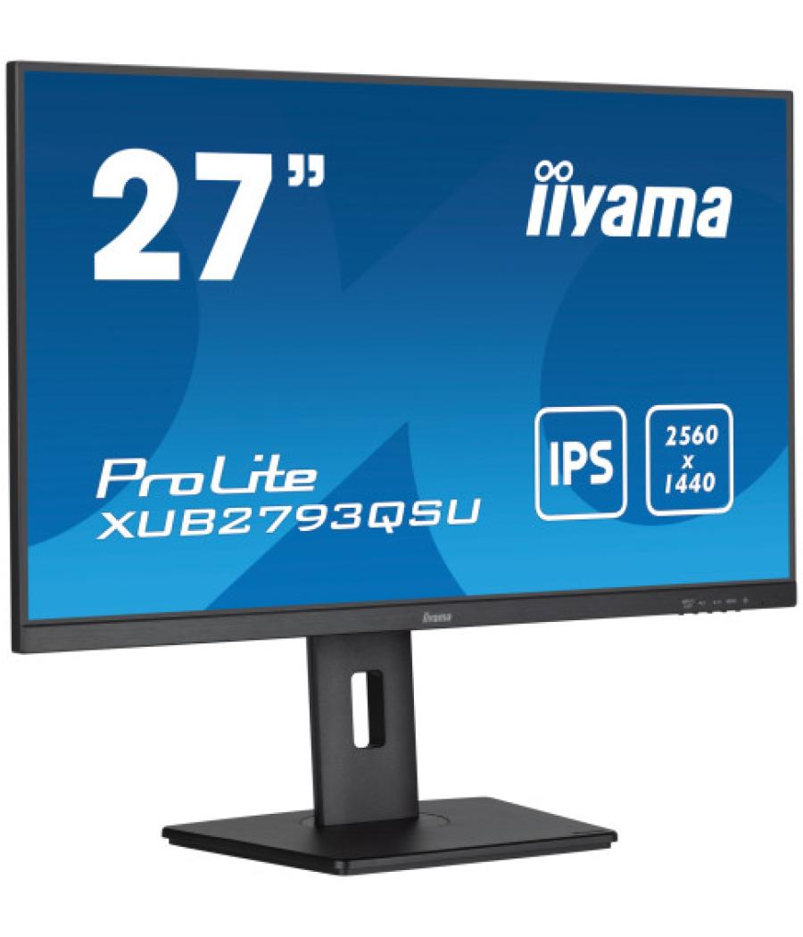 Iiyama xub2793qsu-b7 pantalla para pc 68,6 cm (27") 2560 x 1140 pixeles wide quad hd led negro