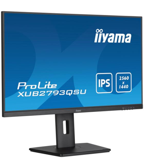 Iiyama xub2793qsu-b7 pantalla para pc 68,6 cm (27") 2560 x 1140 pixeles wide quad hd led negro